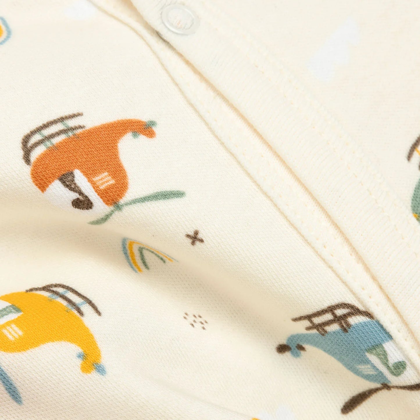 HelloBaby Baby Boy Jumpsuit-Body-Hat - Beige