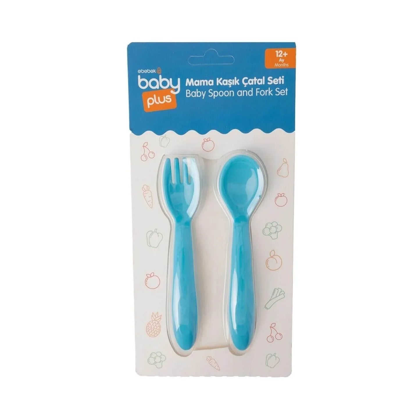 baby plus Baby Food Spoon & Fork Set