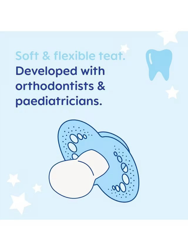 MAM Original Astro Night Soother (16+ Months) - Blue (Pack of 2)