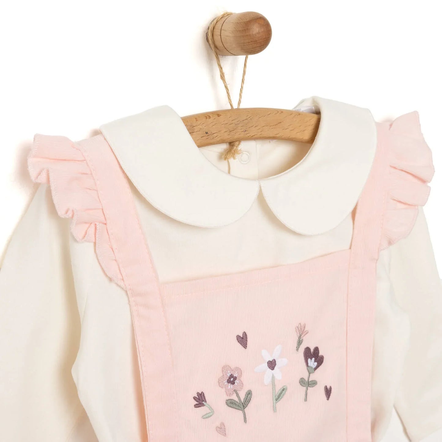 HelloBaby Salopette Skirt Blouse - Salmon