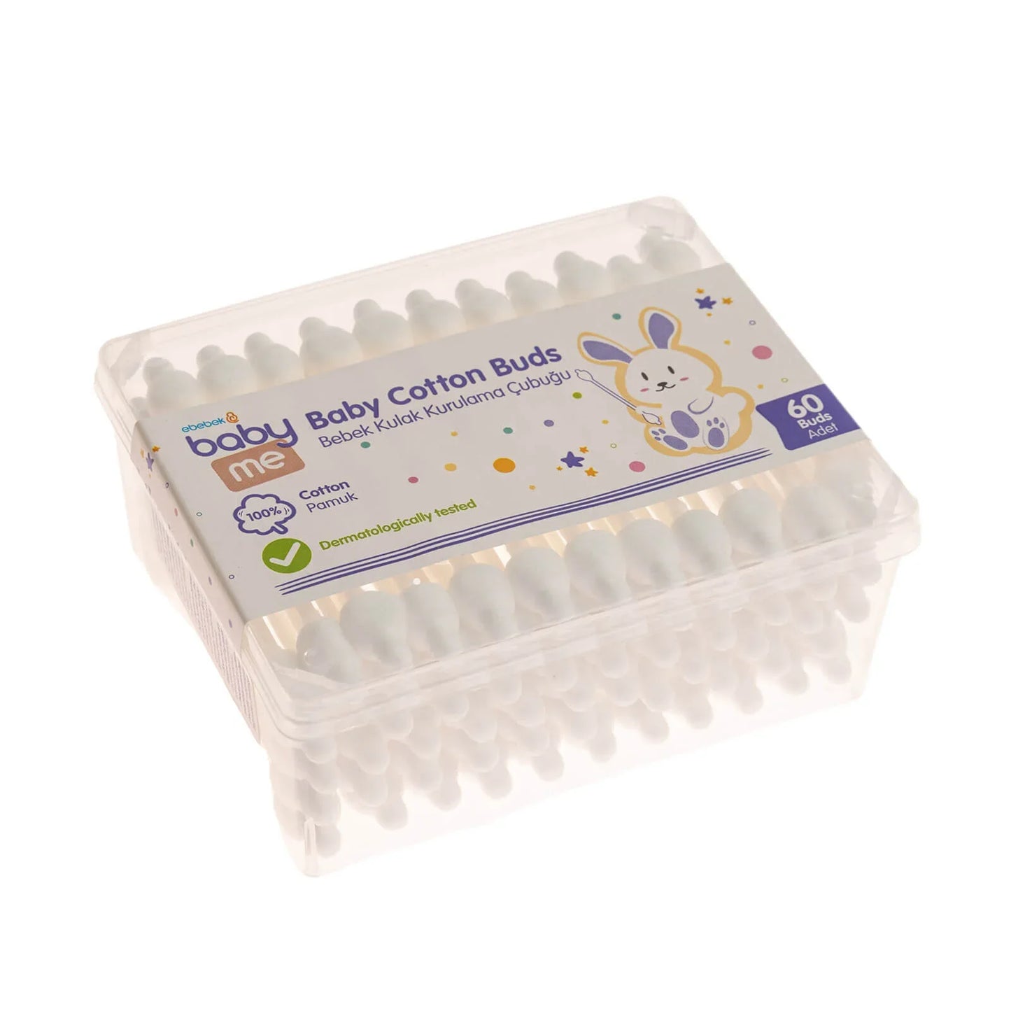 baby me Baby Cotton Buds 60 pcs