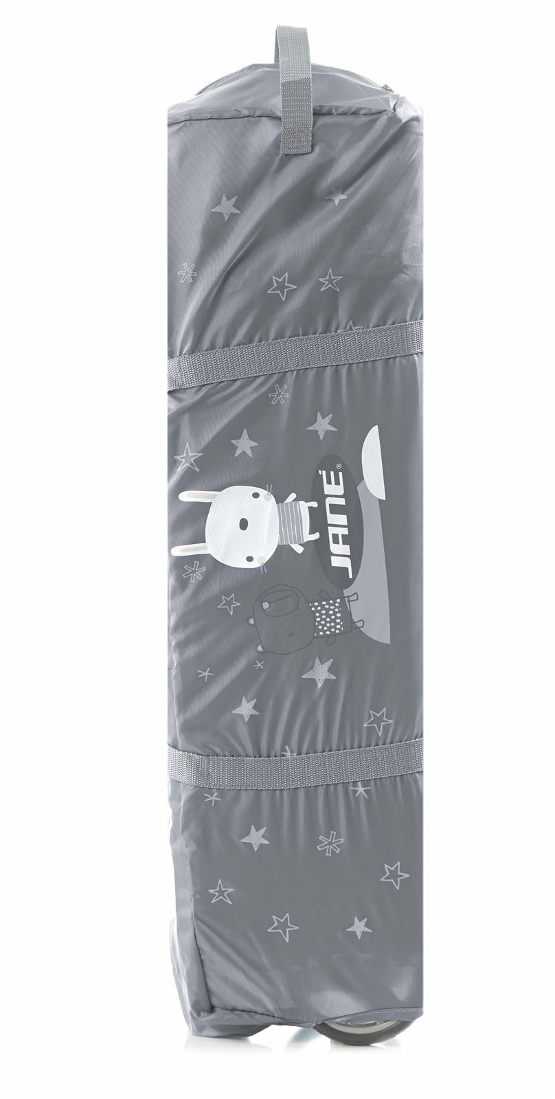 Jane Duo Level Toys Travel Cot – Two-Tier Design with Activity Arch, Stars