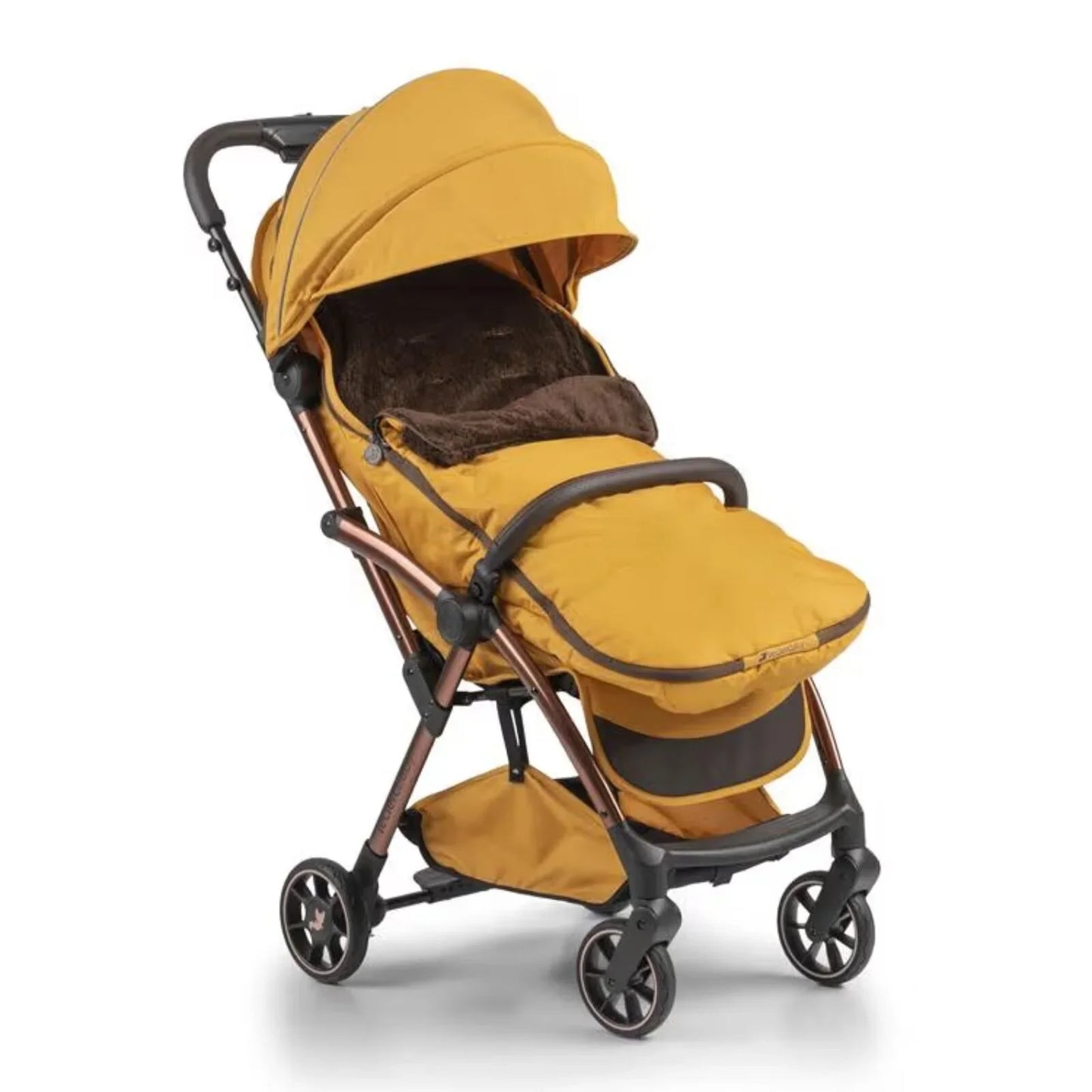 Leclerc Baby Influencer Air Footmuff Teddy - Golden Mustard