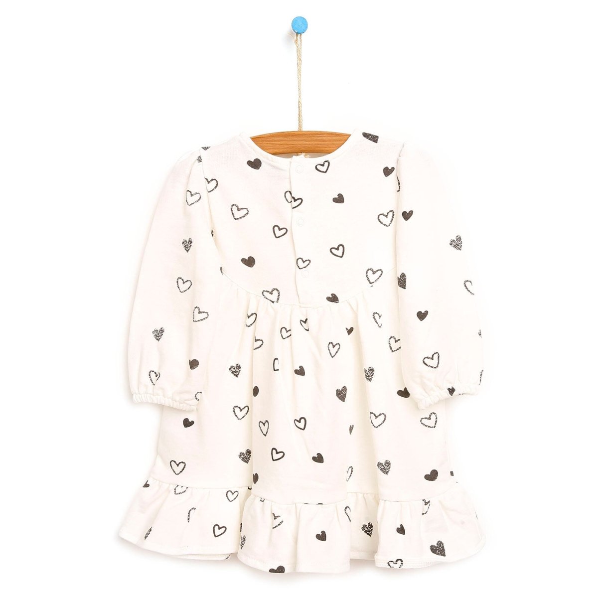 HelloBaby Basic Baby Girl Heart Printed - Beige