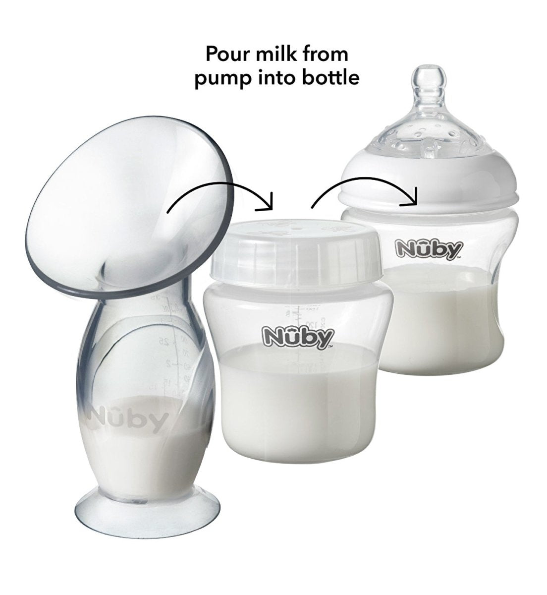 Nuby Silicone Manual Breast Pump