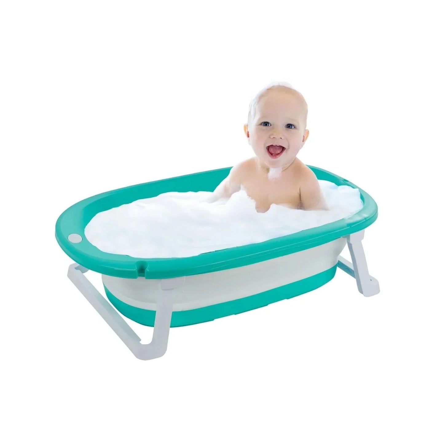 baby plus Foldable Bathtub with Plug