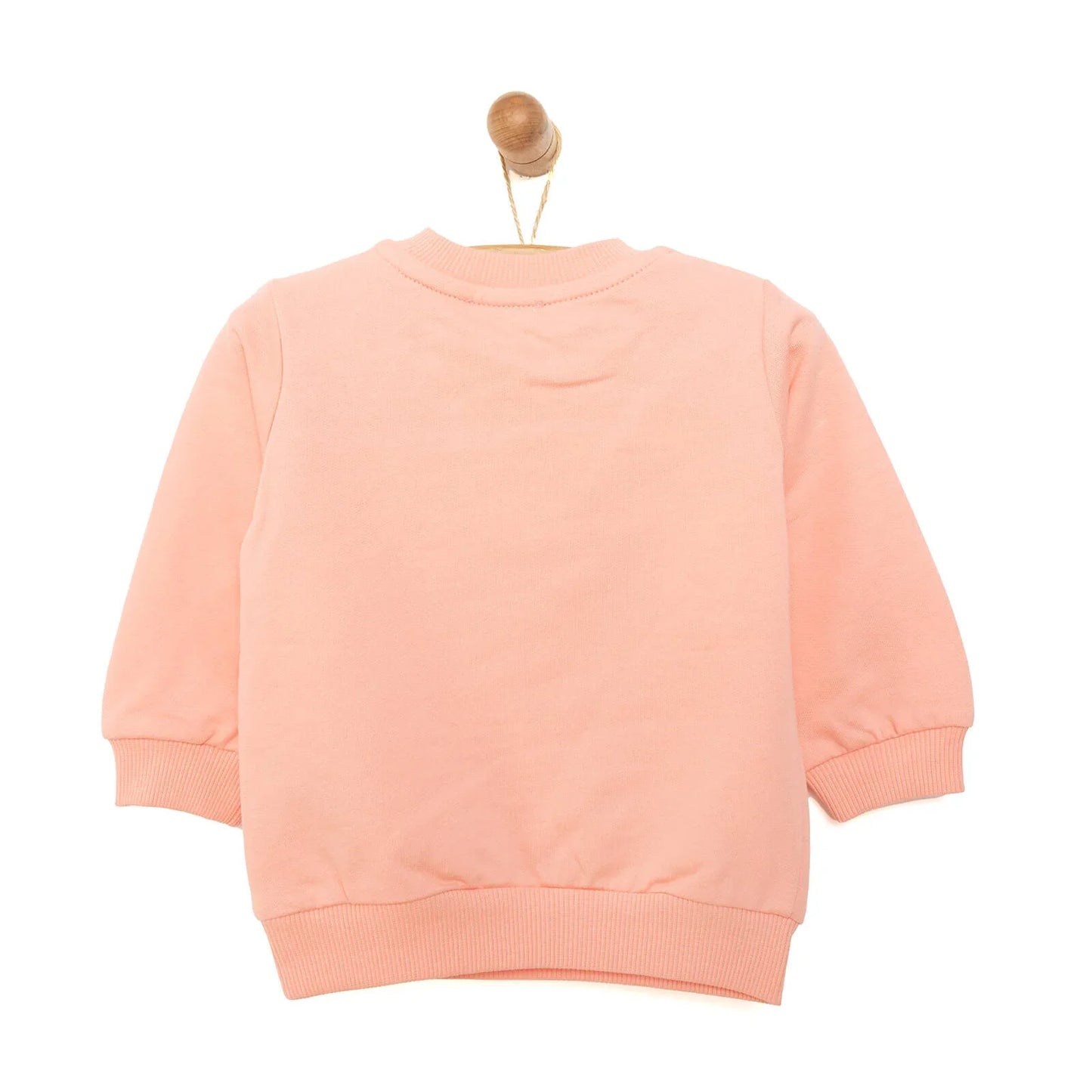 HelloBaby Baby Girl Flower Printed Sweatshirt - Pink