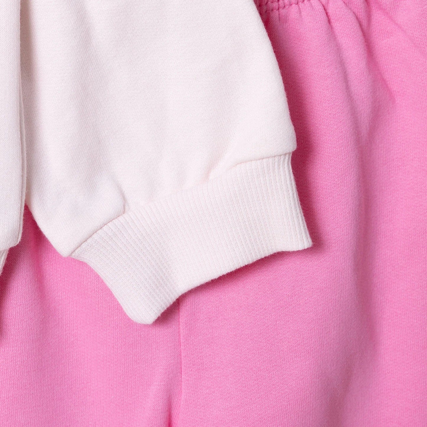 HelloBaby Motto Girl Jogging Set - Light Pink