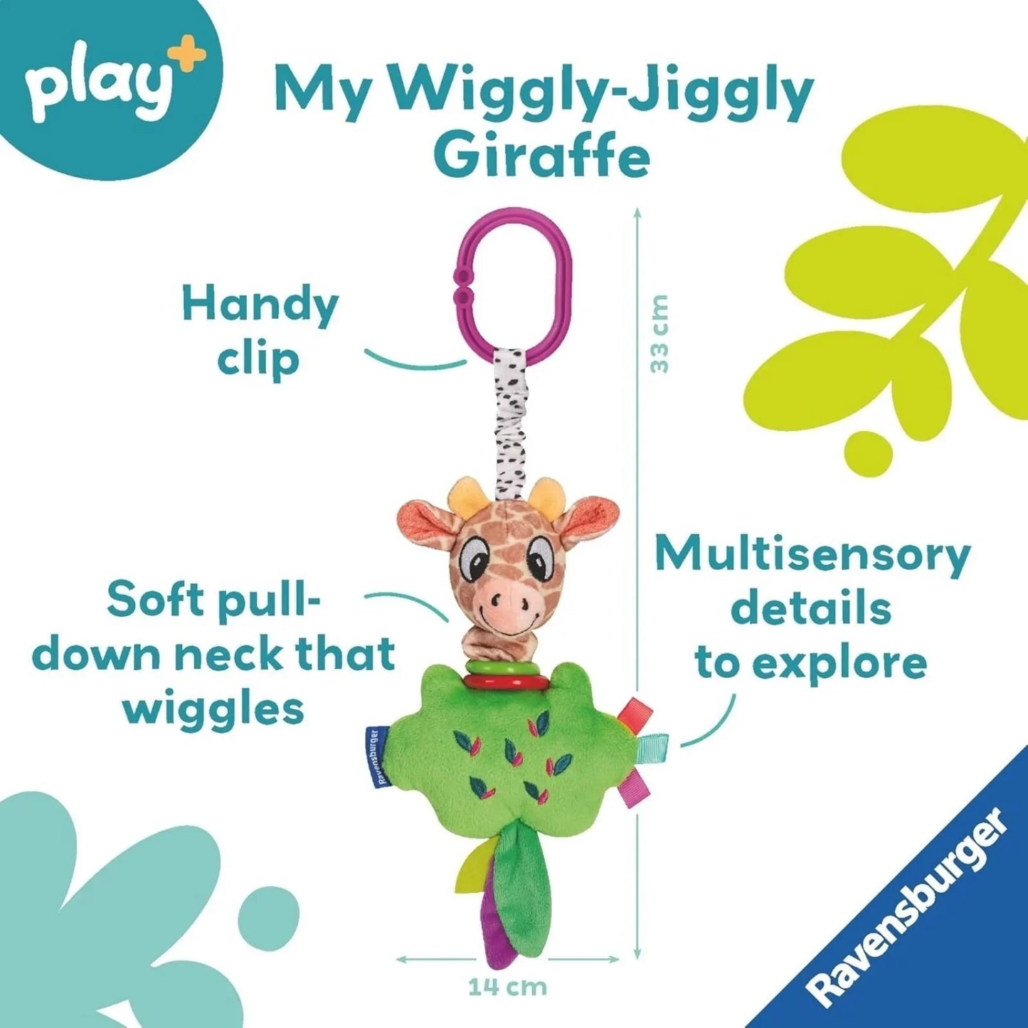Play+ Pull & Wiggle - Giraffe