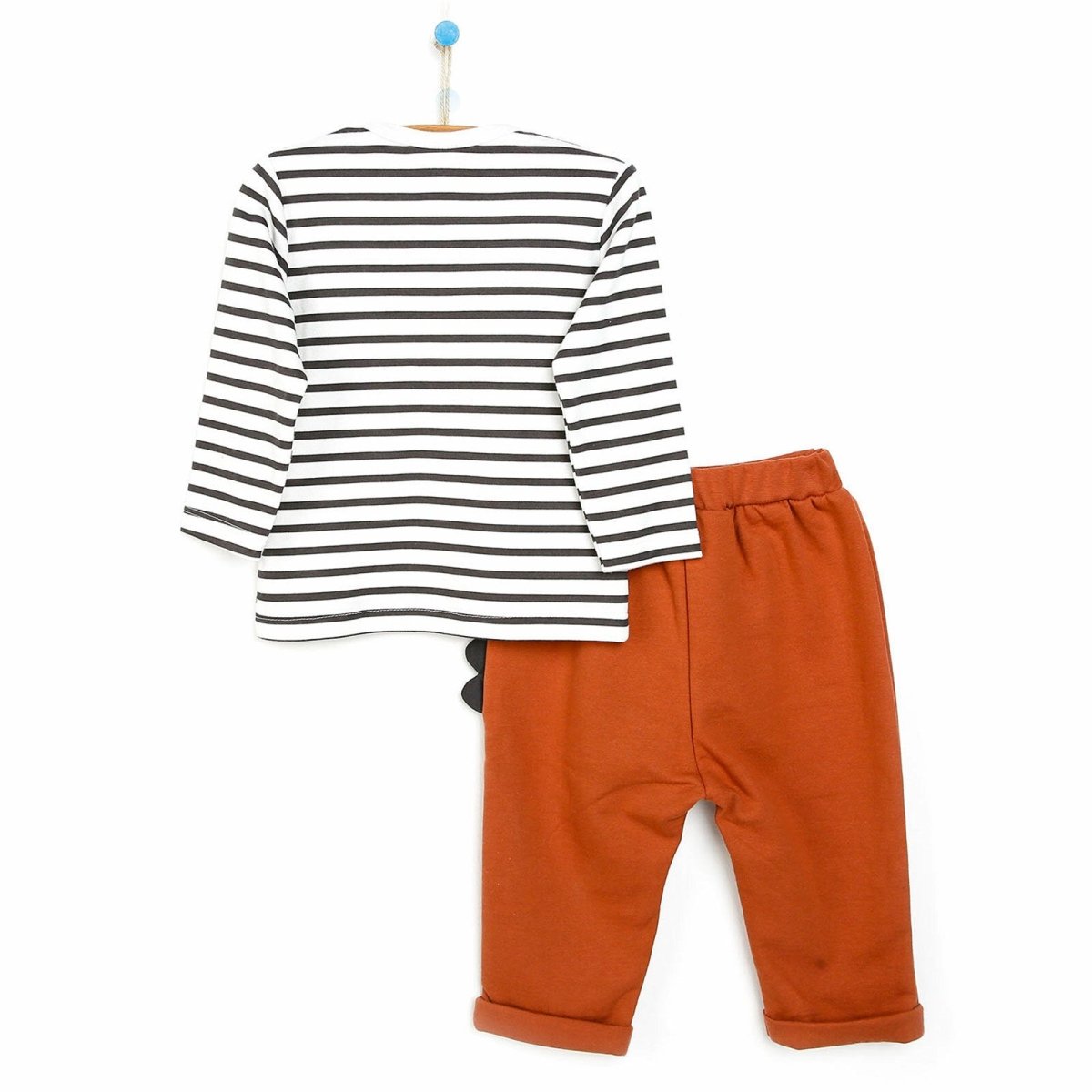 Bebbek Newborn Sweatshirt Footless Bottom - Brown