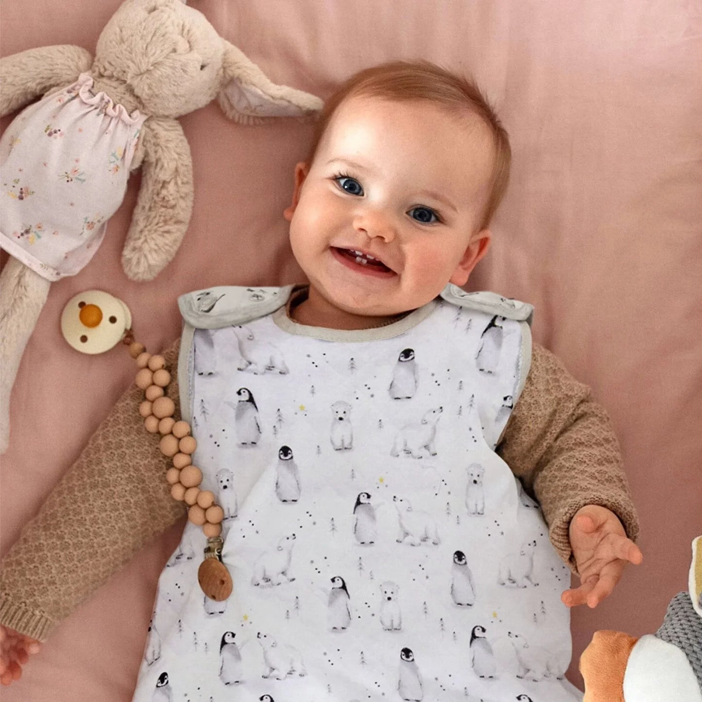 Nuby Quilted Sleeping Bag Penguin