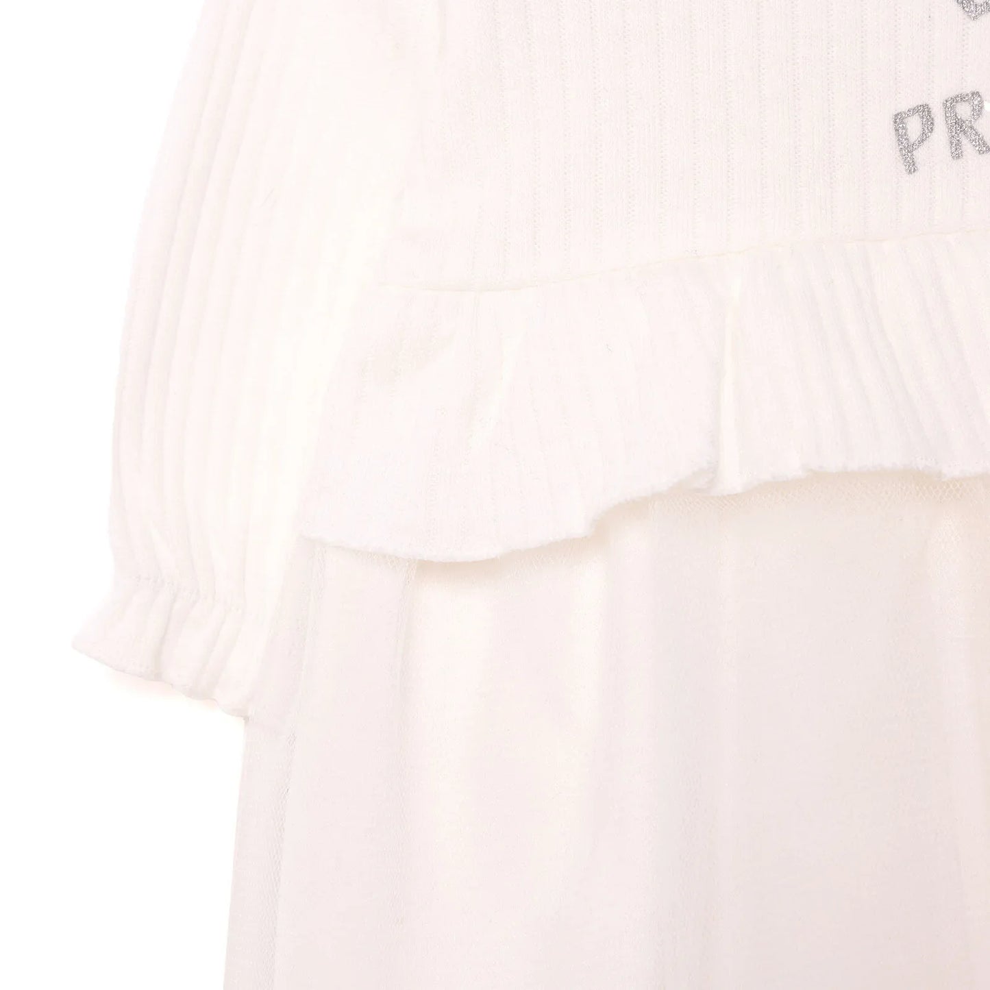 HelloBaby Little Life Newborn Girl Dress - Ecru