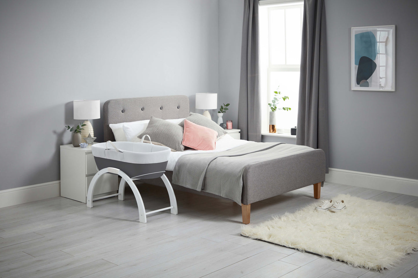Shnuggle Dreami Baby Sleeper (Slate Grey Base)