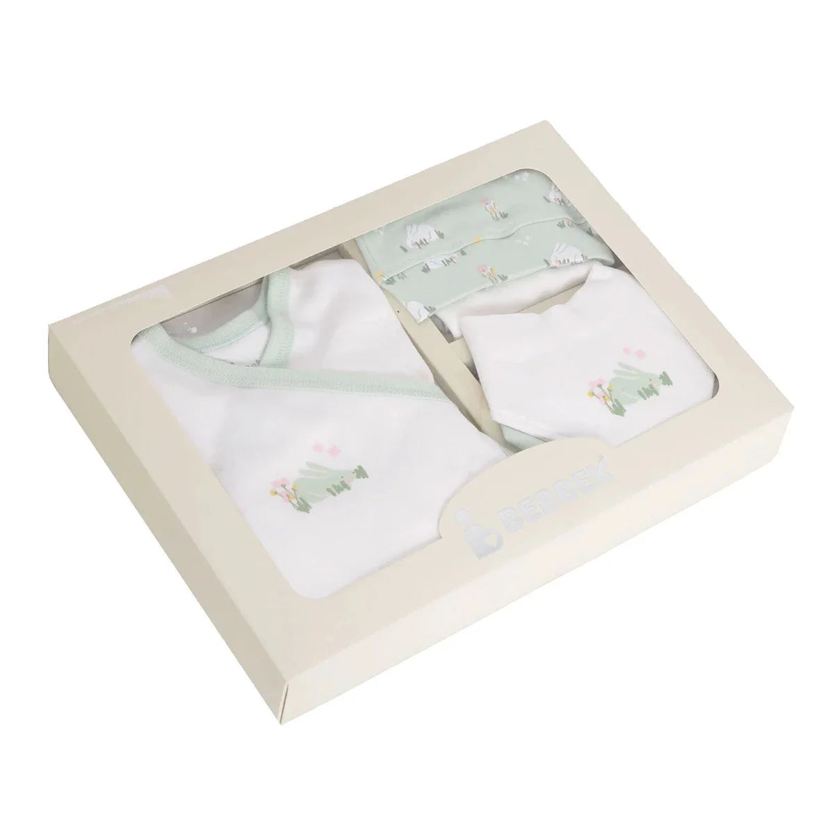 Bebbek Girl Newborn Gift Set 5 pcs - Green
