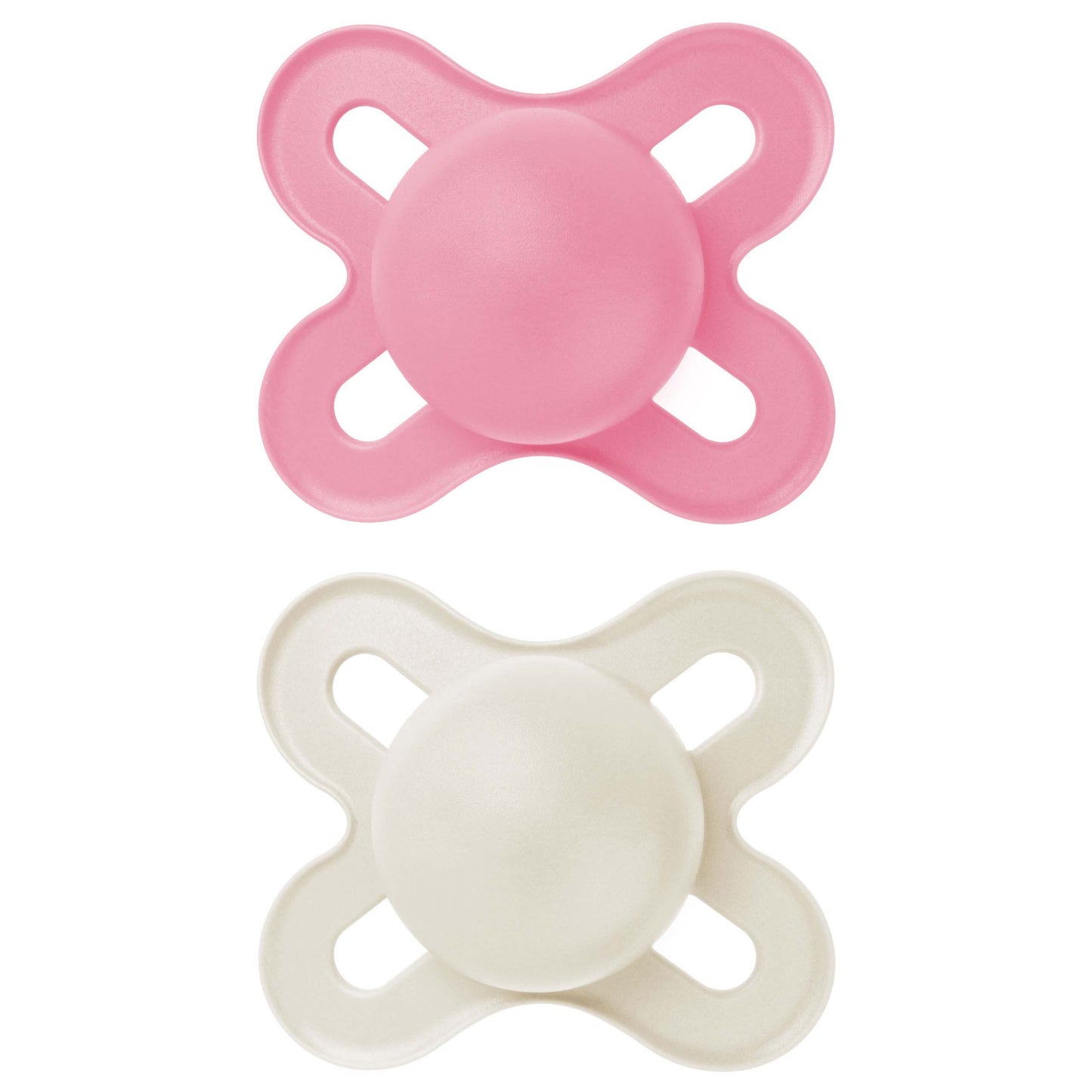 MAM Start Soother (0-2 Months) - Plain Pink (Pack of 2)