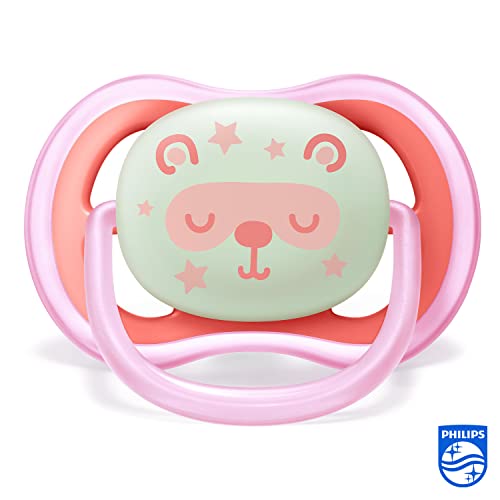 Avent Ultra Air Night Soother (6-18M) - Girl