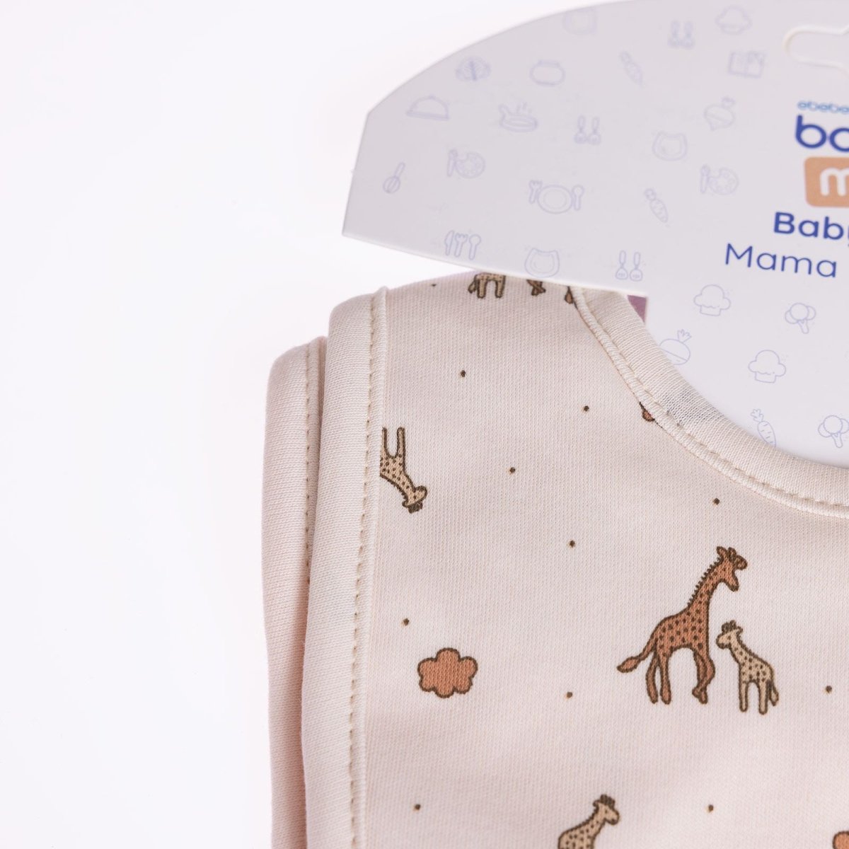 baby me Giraffe Baby Bib Pack of 2