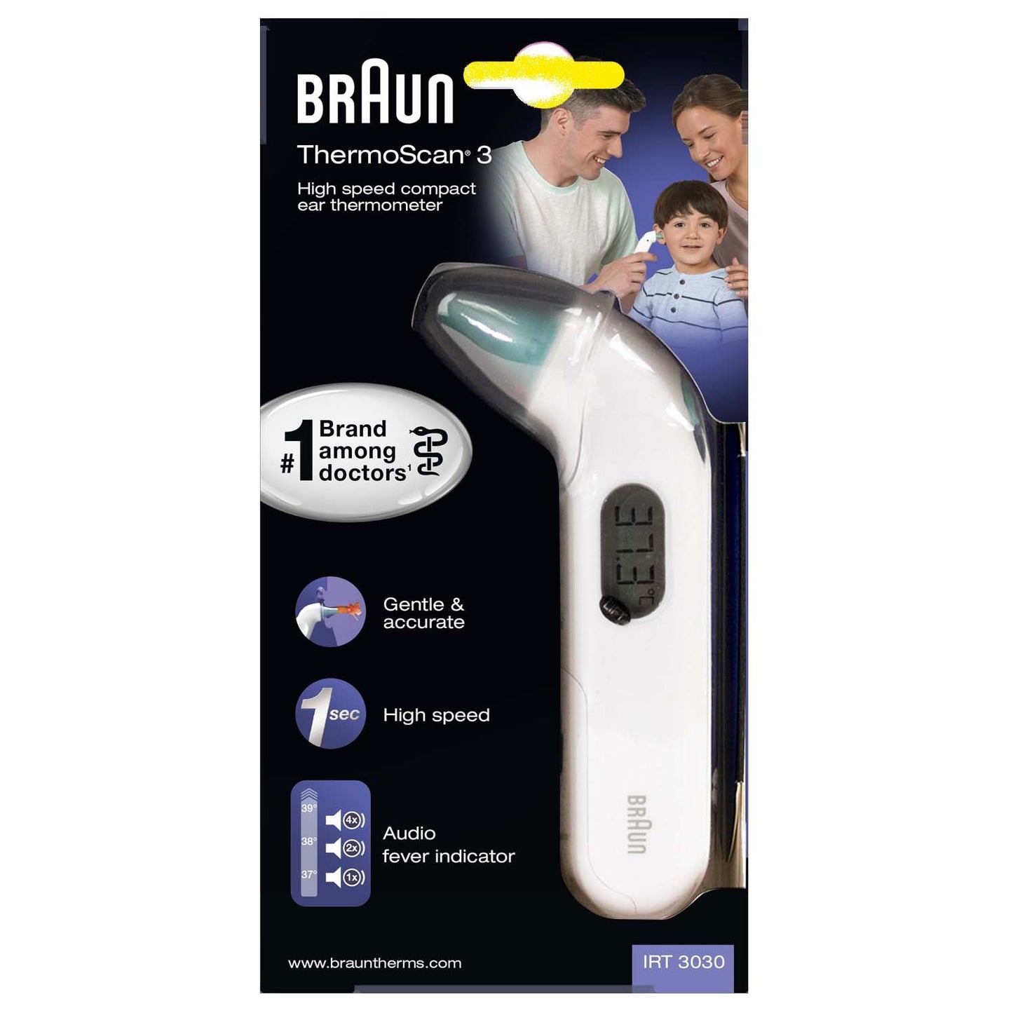 Braun Thermoscan 3 Ear Thermometer - Little Lug
