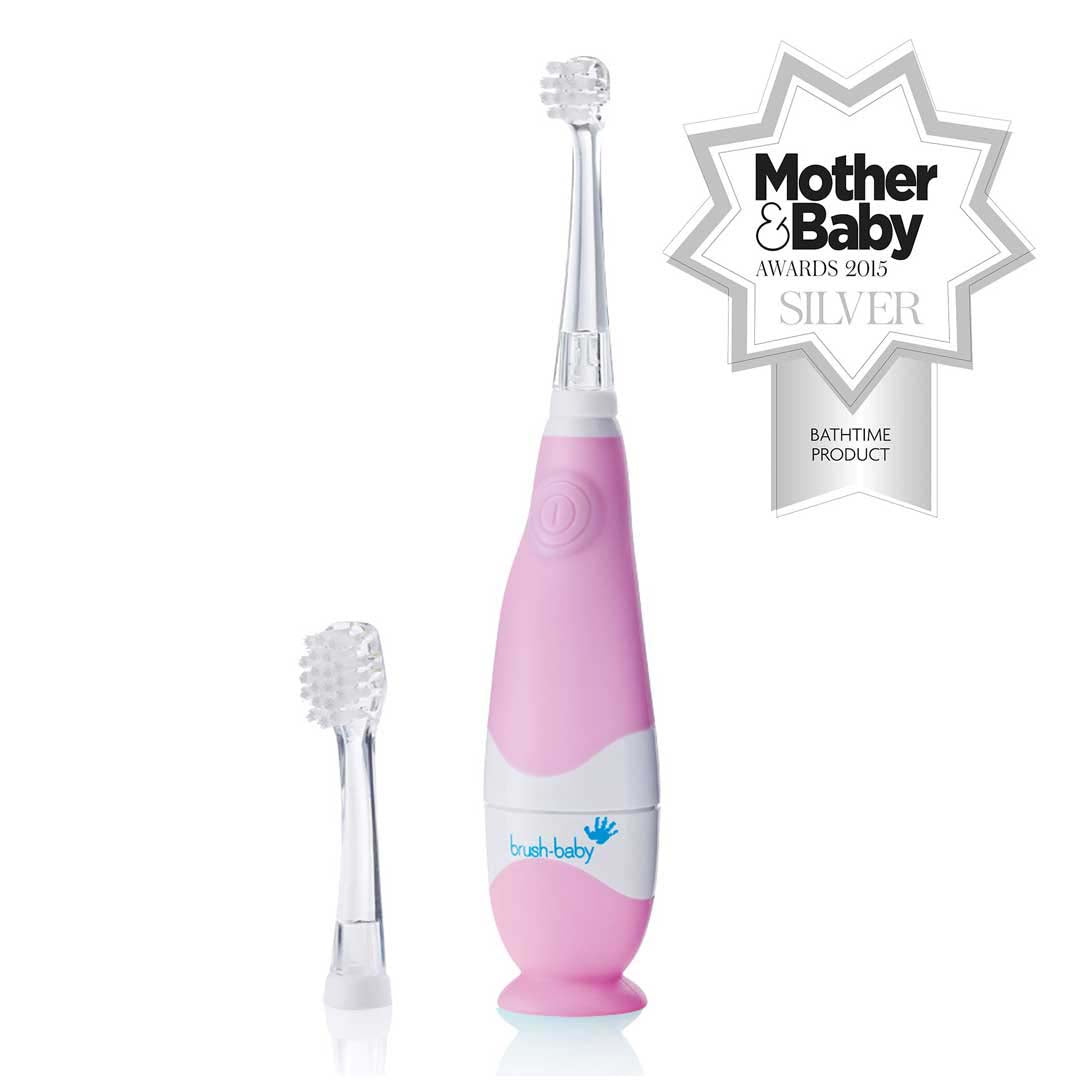 Brush Baby Babysonic Electric Toothbrush (0-3 Years) - Available in Teal/Pink/Blue - Little Lug