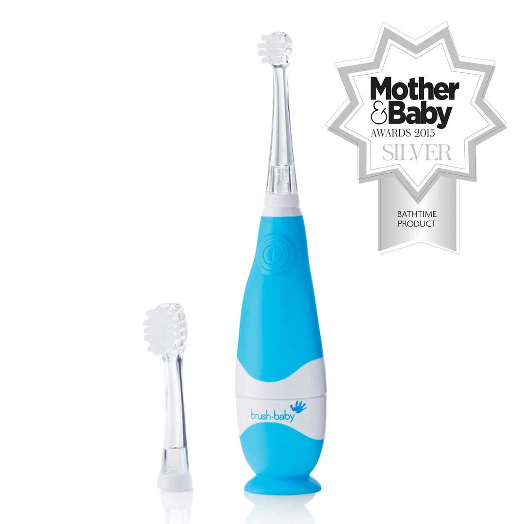 Brush Baby Babysonic Electric Toothbrush (0-3 Years) - Available in Teal/Pink/Blue - Little Lug