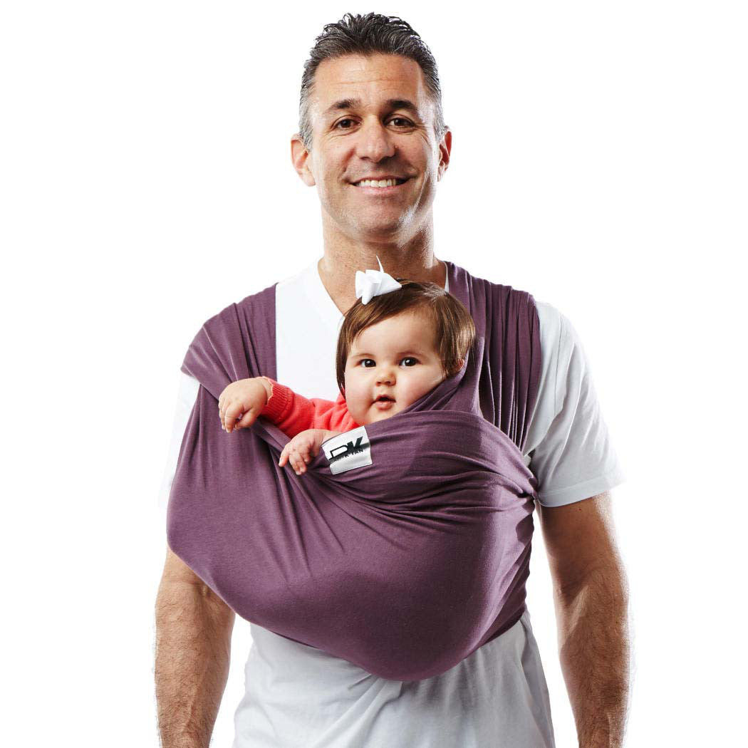 Baby K'Tan Solid Cotton Carrier (Eggplant) - S Size