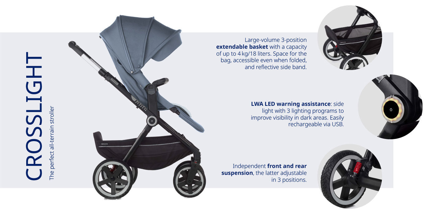 Jane Crosslight-3 Duo Pram & Pushchair