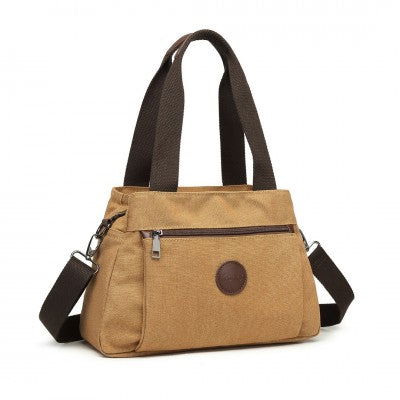 Canvas Multi-Functional Crossbody Baby Bag (Available in Black/Brown/Green/Grey/Khaki) - Little Lug