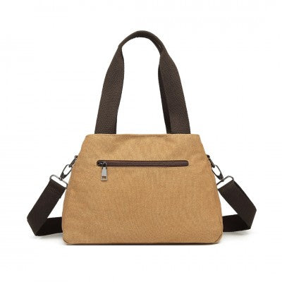 Canvas Multi-Functional Crossbody Baby Bag (Available in Black/Brown/Green/Grey/Khaki) - Little Lug