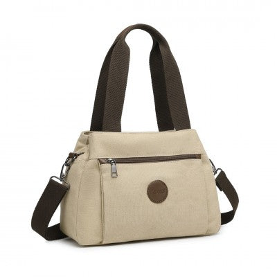 Canvas Multi-Functional Crossbody Baby Bag (Available in Black/Brown/Green/Grey/Khaki) - Little Lug