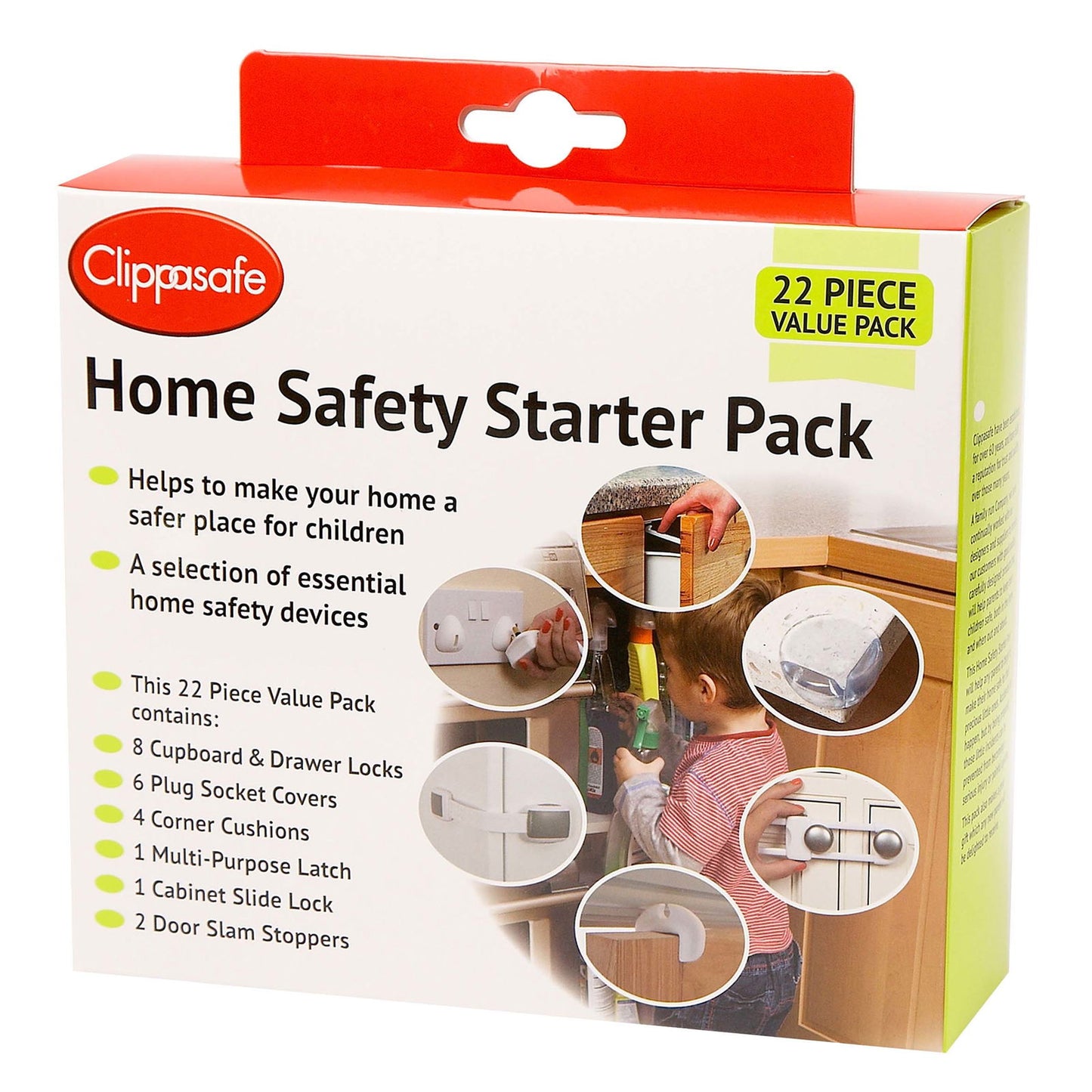 Clippasafe 22 Piece Home Safety Starter Pack - Little Lug