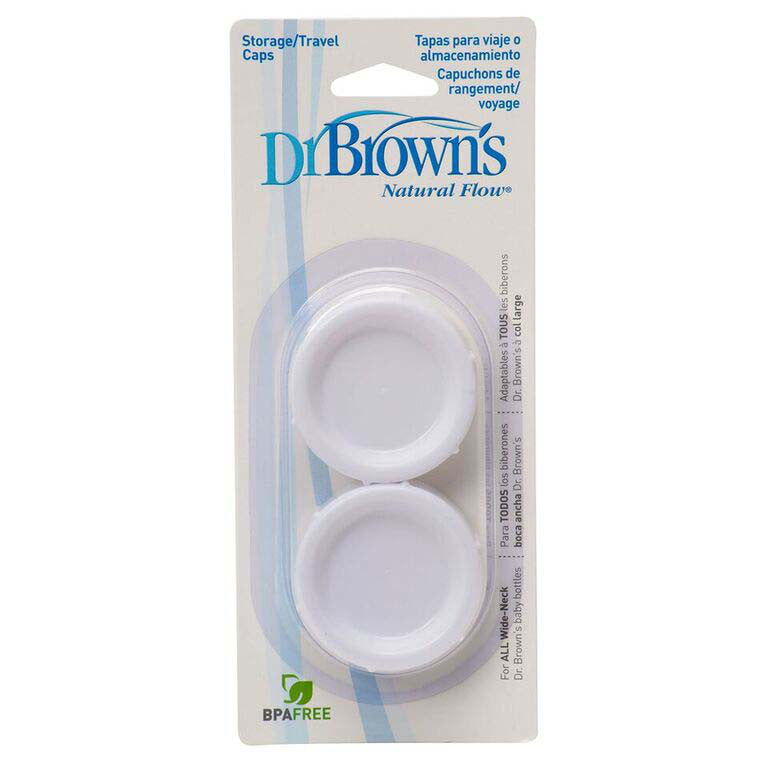 Dr Brown Travel Caps (Pack of 2) - Little Lug