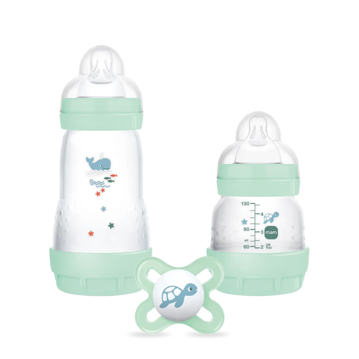 MAM Newborn Essentials Starter Set (Available in Cream Linen/Pink/Sage Green)