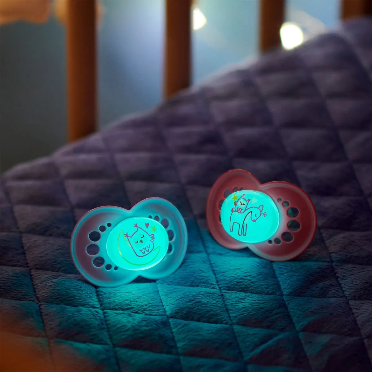 MAM Original Astro Night Soother (16+ Months) - Blue (Pack of 2)