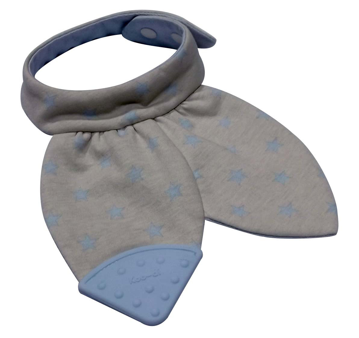 Koo-Di Choos Teether Dribble Bib (Blue)