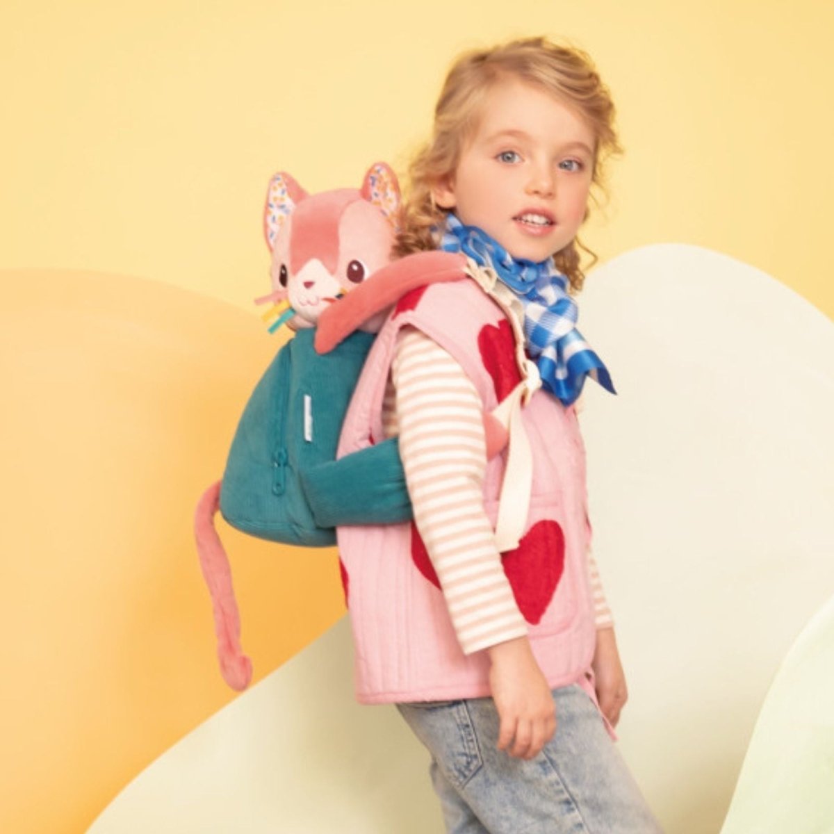 Lilliputiens Plush Backpack - Cat Jeanne