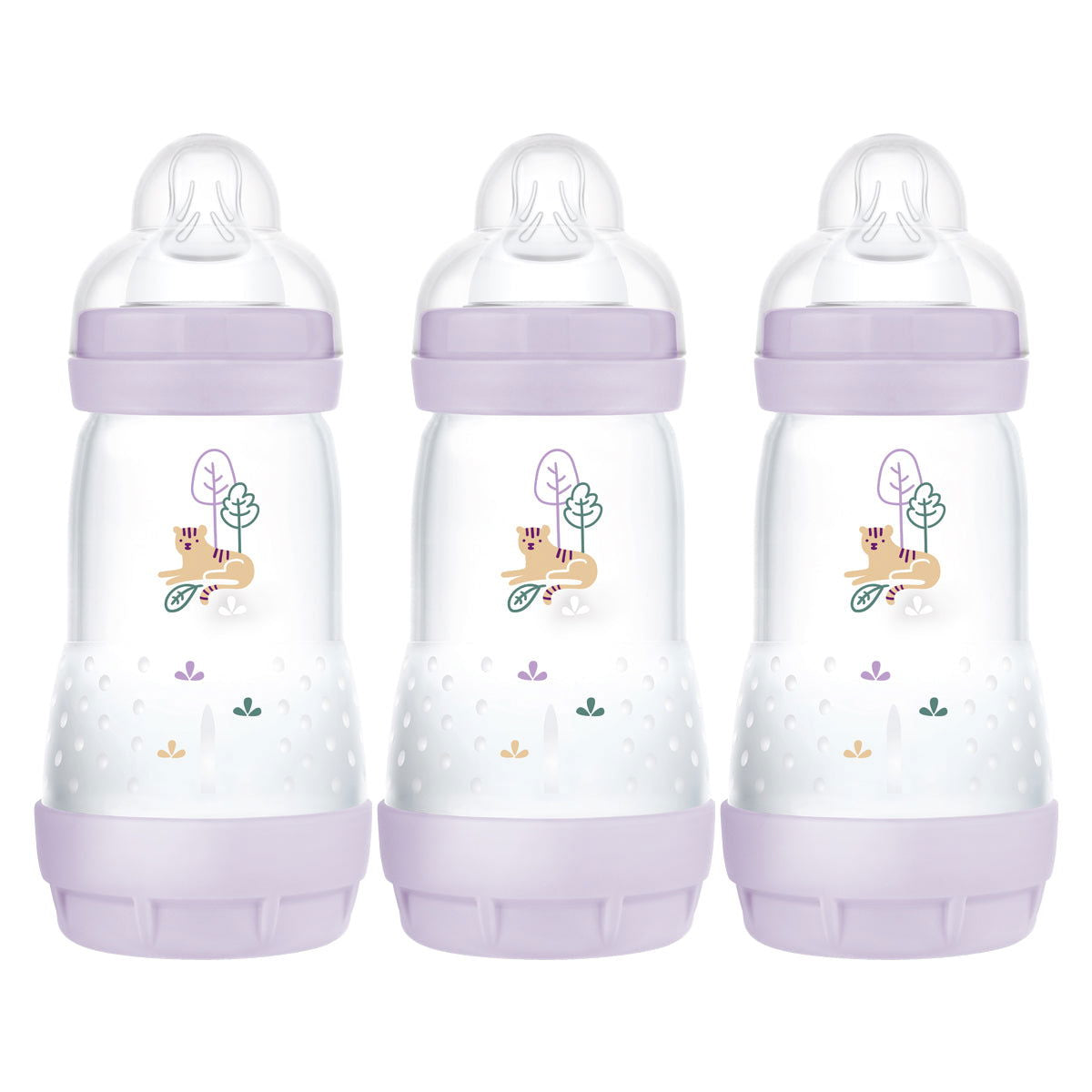MAM Easy Start Bottles 260mls (Pack of 3) - Girl - Little Lug