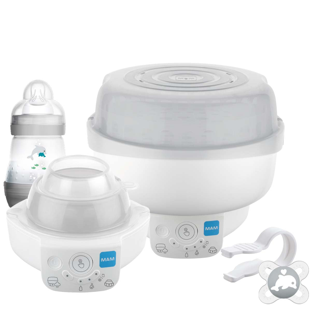 MAM Electric Steriliser And Express Bottle Warmer Set - Little Lug