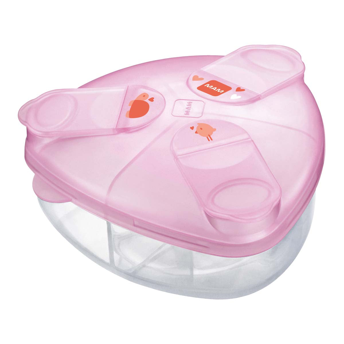 MAM Milk Powder Dispenser (Pink) - Little Lug
