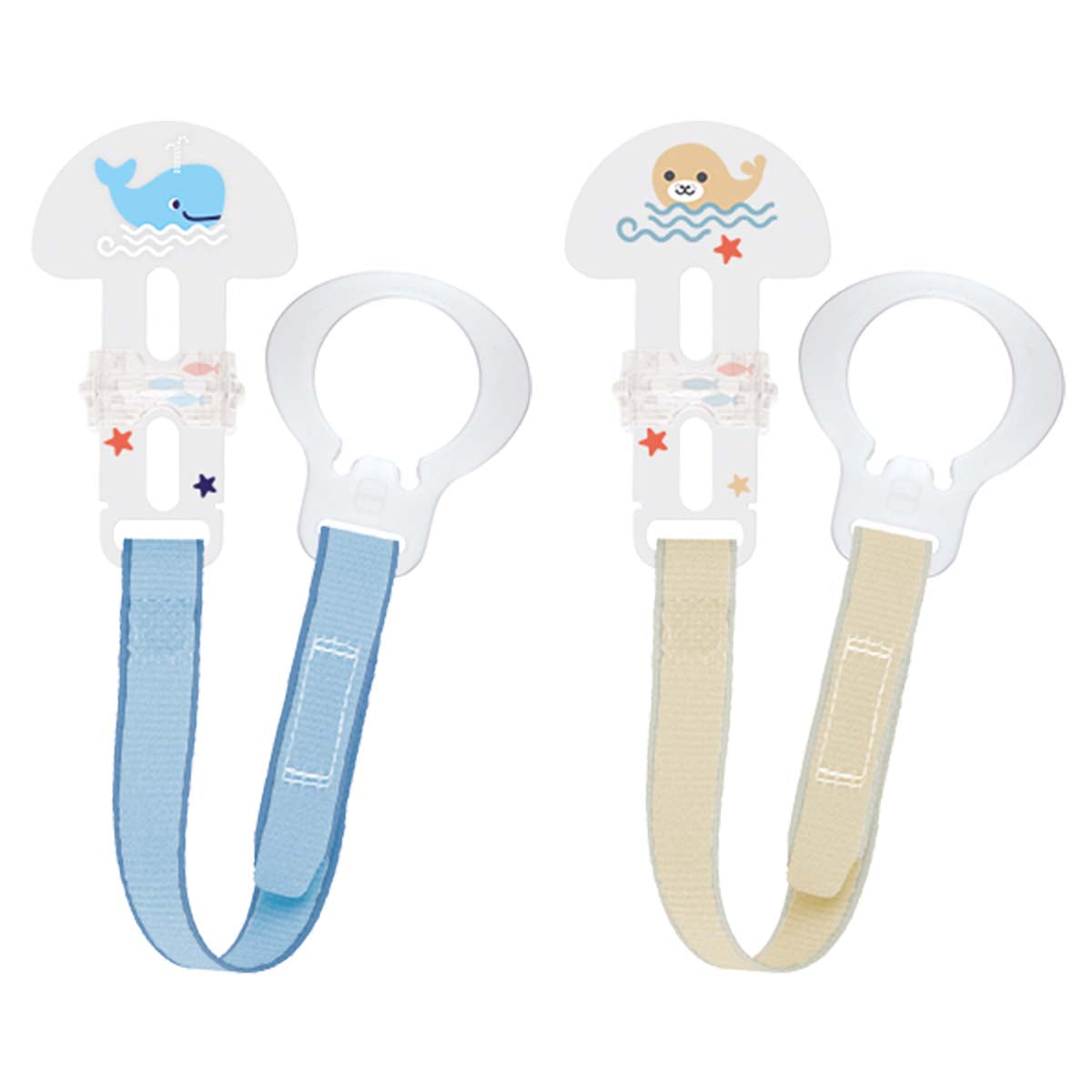 MAM Soother Clips - Blue (Pack of 2) - Little Lug