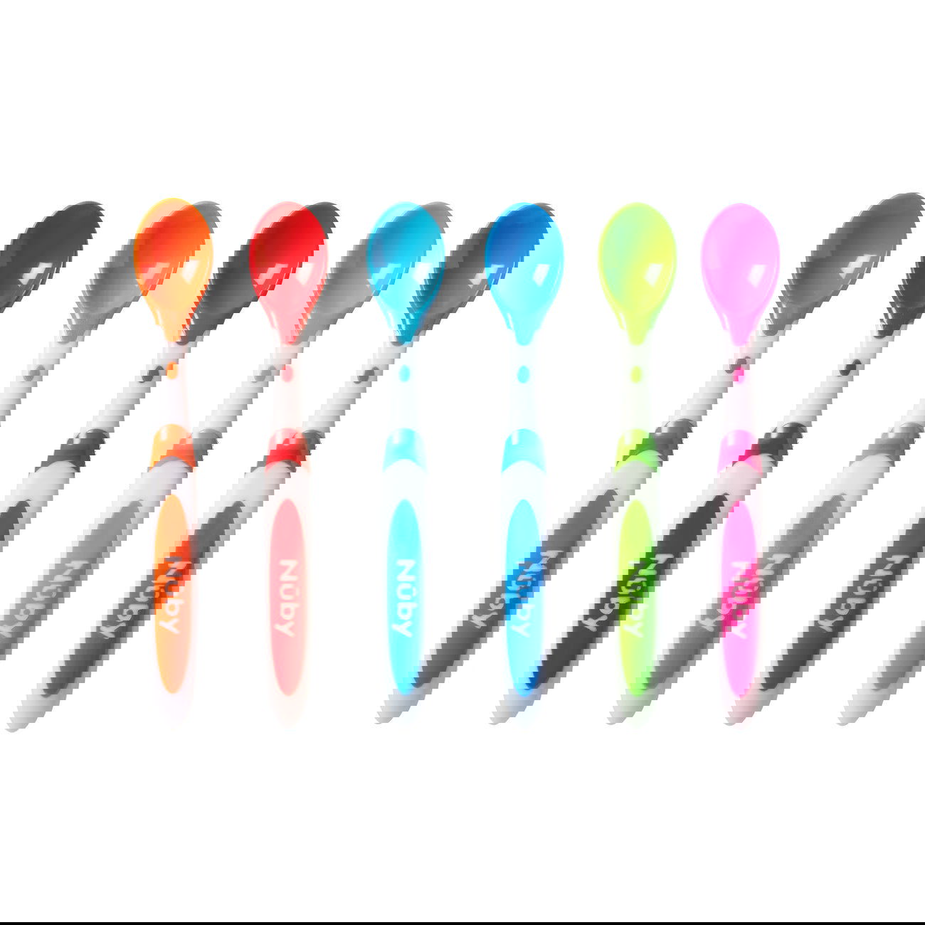 Nuby Muncheez Weaning Spoons - Pack of 6 - Little Lug