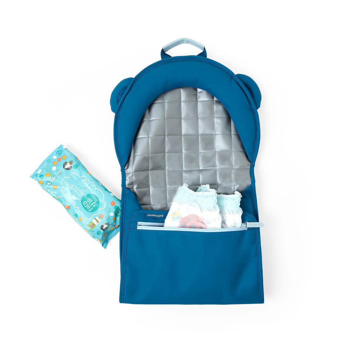 Pottiagogo Space Blue & Grey Changing Mat - Little Lug