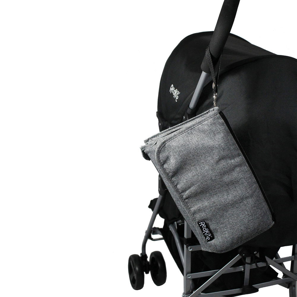 Red Kite Travel On-The-Go Changing Mat (Grey Weave) - Little Lug