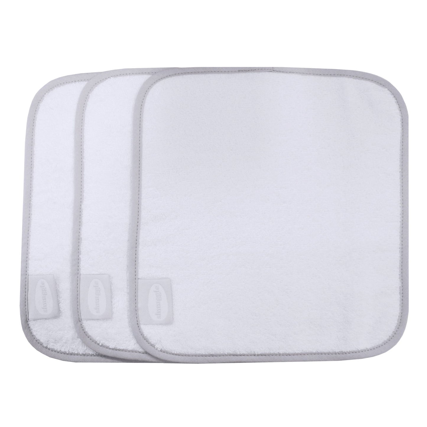 Shnuggle White Baby Wash Cloths - Pack of 3 - Little Lug