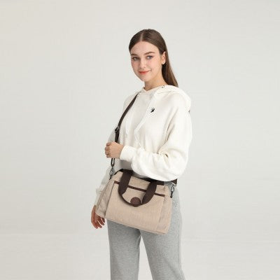 Waterproof Multi-Functional Crossbody Baby Bag (Available in Black/Grey/Purple) - Little Lug