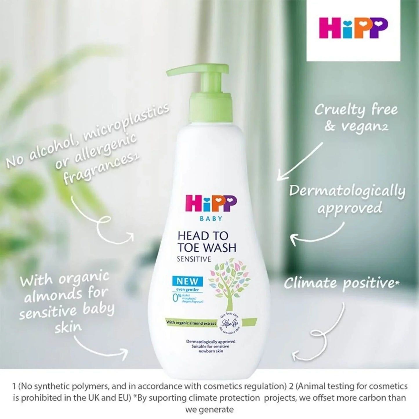 HiPP Head to Toe Baby Wash 400ml