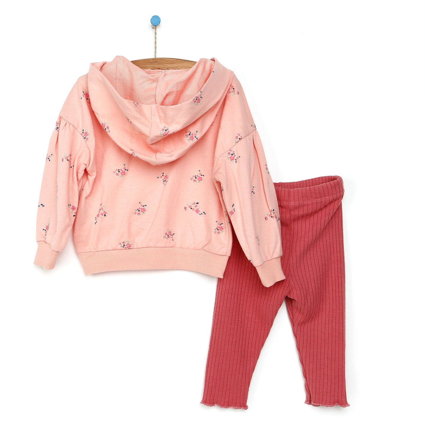 Tuffy Sweatshirt-Leggings - Salmon