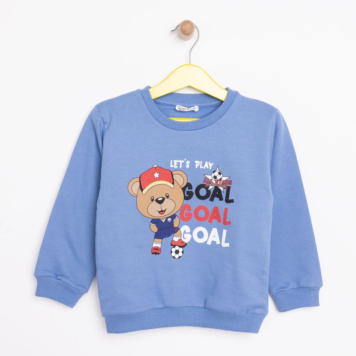 HelloBaby Basic Low Raised Goal Printed Sweatshirt