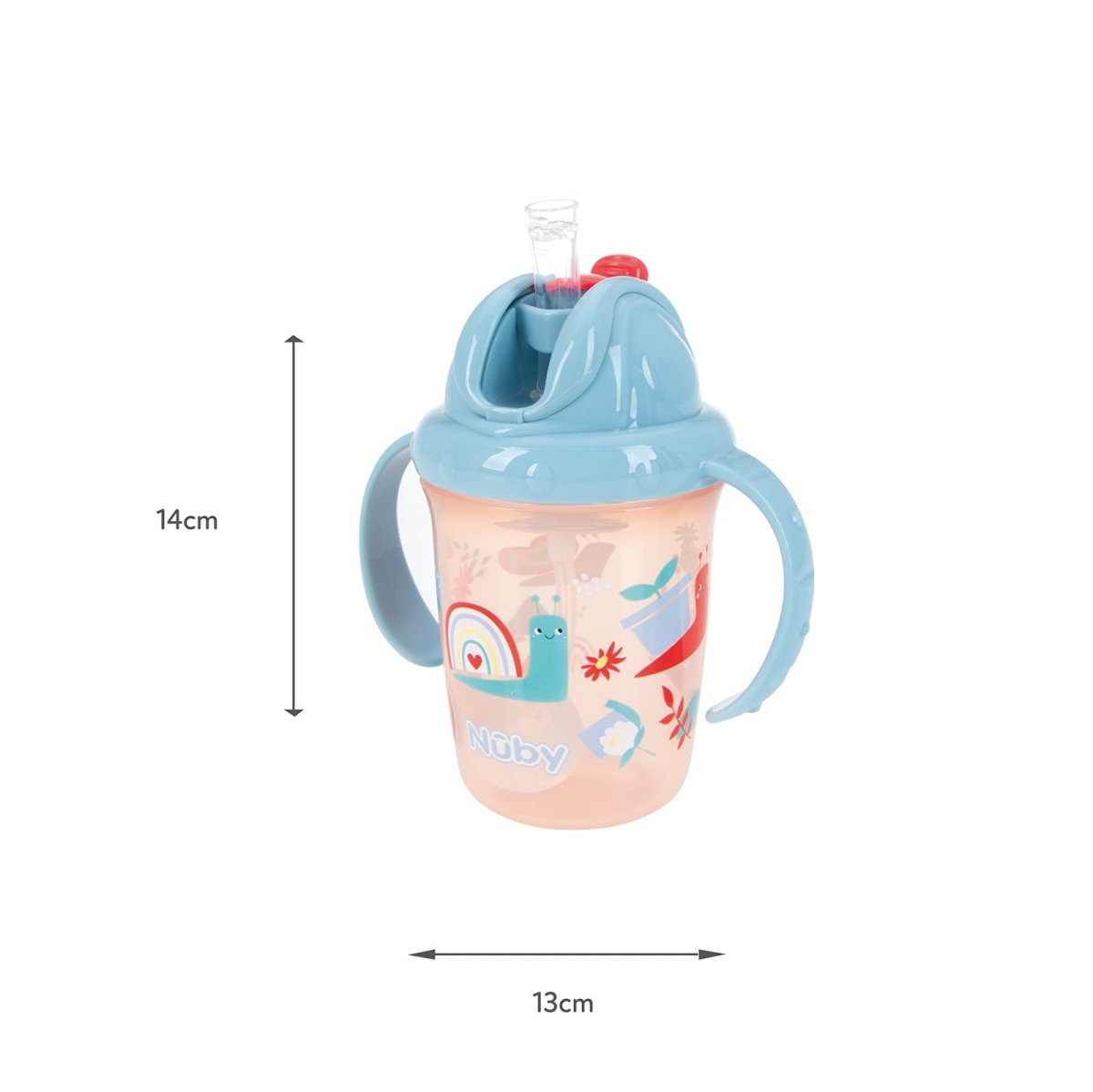 Nuby Flip N Sip Sippy Cups Pack of 2 - Multicolour