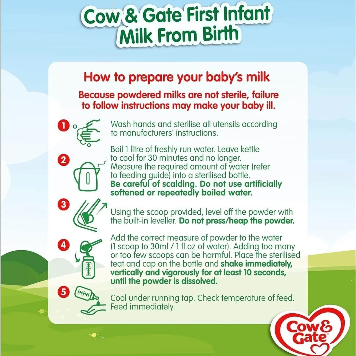 Cow & Gate 1 First Infant Milk Formula 0-6 months 800g