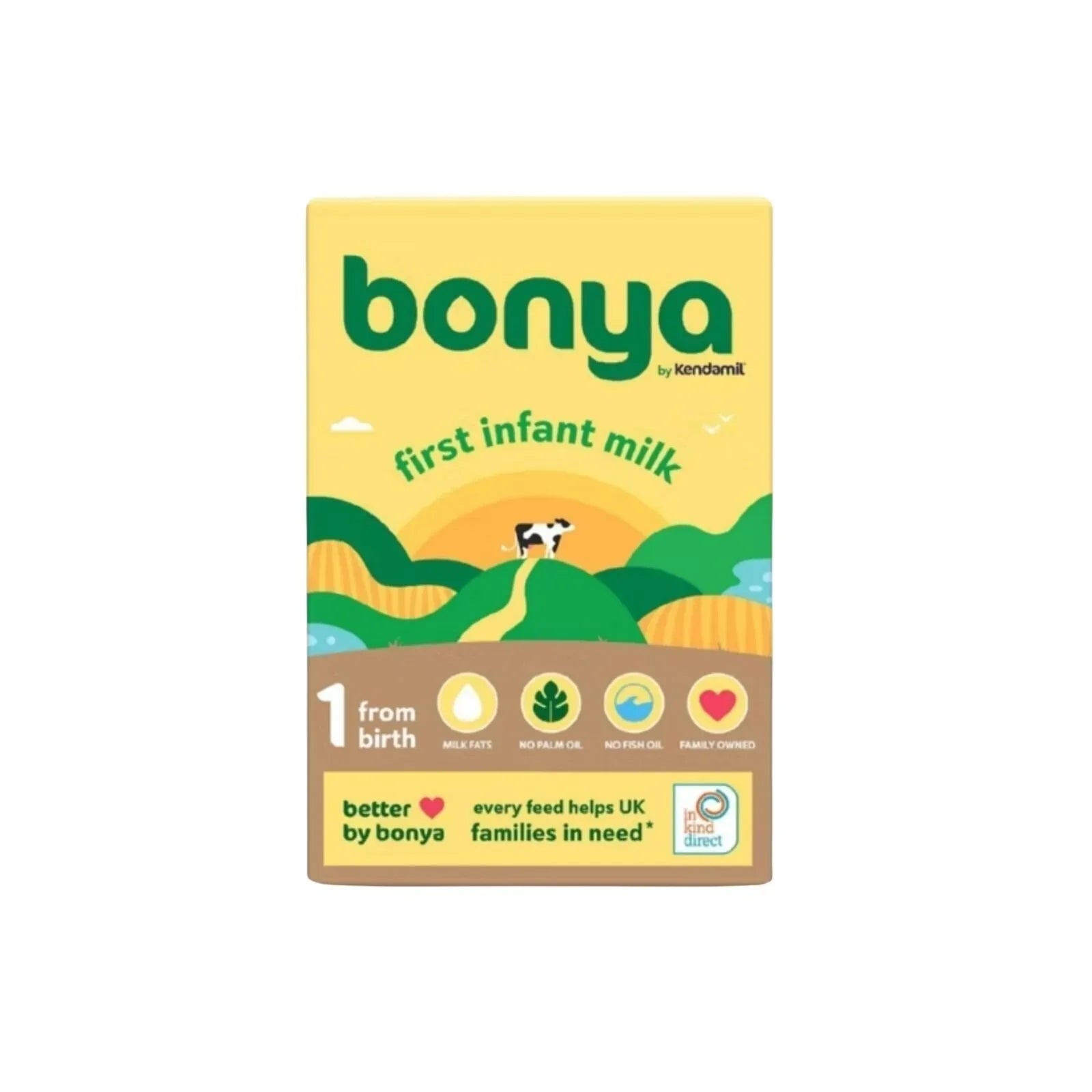 Bonya by Kendamil 1 First Infant Milk from Birth 800g (2x400g)